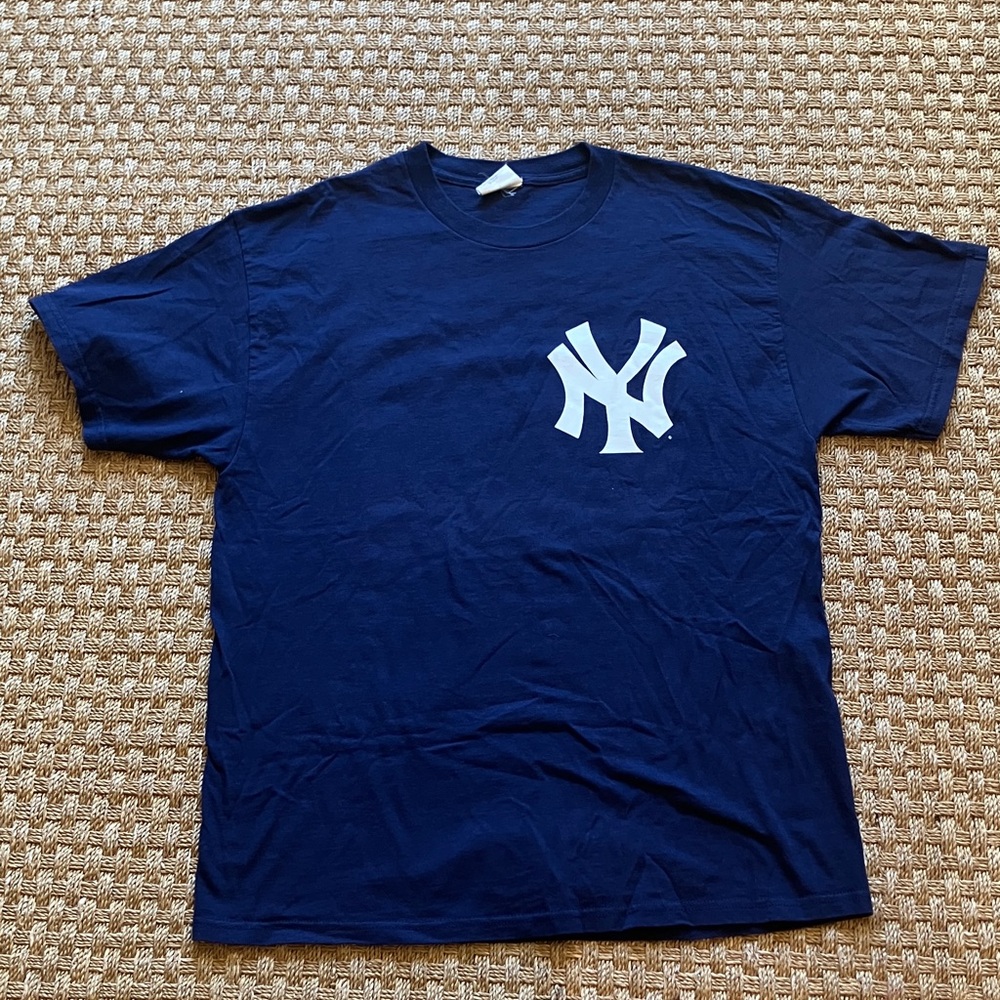 Navy Baseball T-shirt New York Matsui #55 size Large